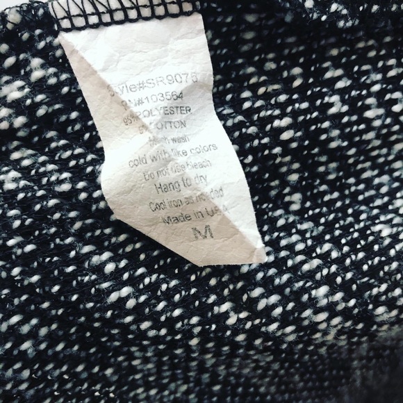 Black Gray Sweet Romeo cardigan sz Med - Picture 9 of 9